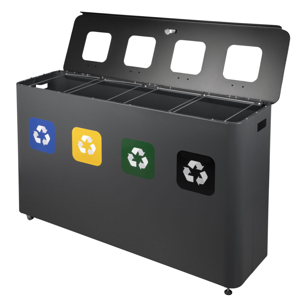 Waste Segregation Bin - Simpler Recycling Regulations Compliant